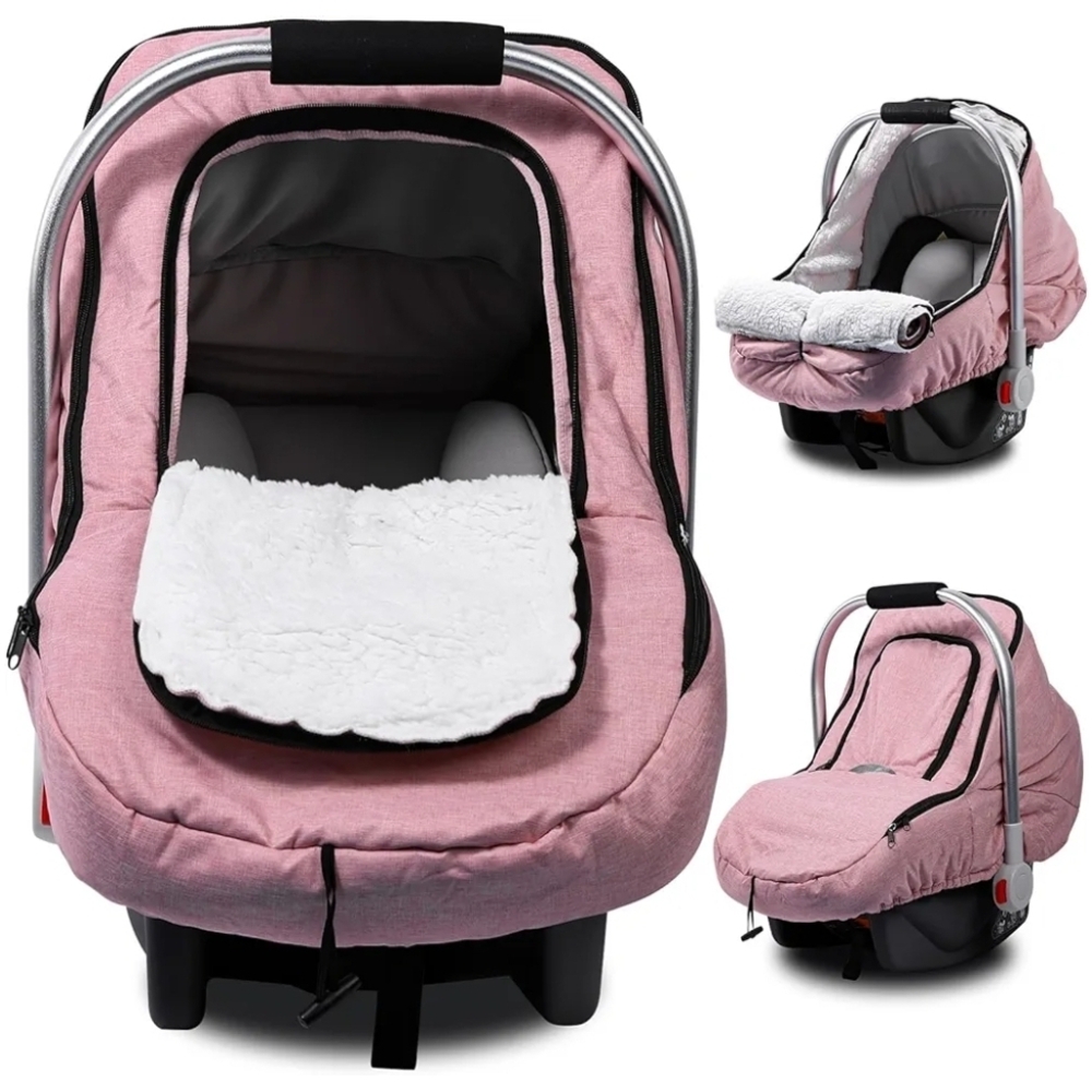 Pink Baby Car Seat Cover